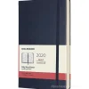 Moleskine 12 mesi - Agenda giornaliera blu - Large copertina rigida 2020