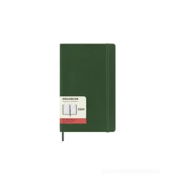 Moleskine 12 mesi - Agenda giornaliera verde mirto - Large copertina morbida 2024