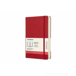 Moleskine 18 mesi - Agenda giornaliera rossa - Large copertina rigida 2019-2020