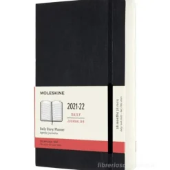 Moleskine 18 mesi - Agenda giornaliera nera - Large copertina morbida 2021-2022