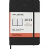Moleskine 12 mesi - Agenda giornaliera nero - Pocket copertina morbida 2023