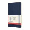 Moleskine 12 mesi - Agenda giornaliera blu - Large copertina morbida 2020