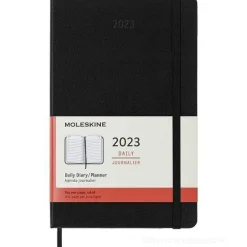 Moleskine 12 mesi - Agenda giornaliera nero - Large copertina rigida 2023