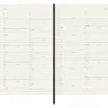 Moleskine 12 mesi - Agenda mensile nero - Large copertina morbida 2024