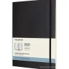Moleskine 12 mesi - Agenda mensile nero - Extra Large copertina morbida 2021