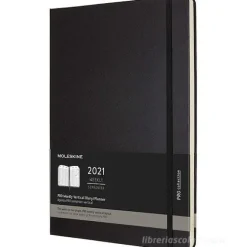 Moleskine 12 mesi - Agenda Pro settimanale verticale nero - A4 copertina rigida 2021