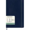 Moleskine 18 mesi - Agenda settimanale blu zaffiro - Large copertina morbida 2025-2026