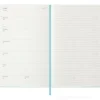 Moleskine 18 mesi - Agenda settimanale acquamarina - Large copertina rigida 2025-2026