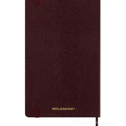 Moleskine 12 mesi - Agenda settimanale Precious & Ethical bordeaux - Large copertina vegana 2026