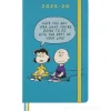 Moleskine 18 mesi - Agenda settimanale Limited Edition Peanuts Charlie & Lucy - Large copertina rigida 2025-2026