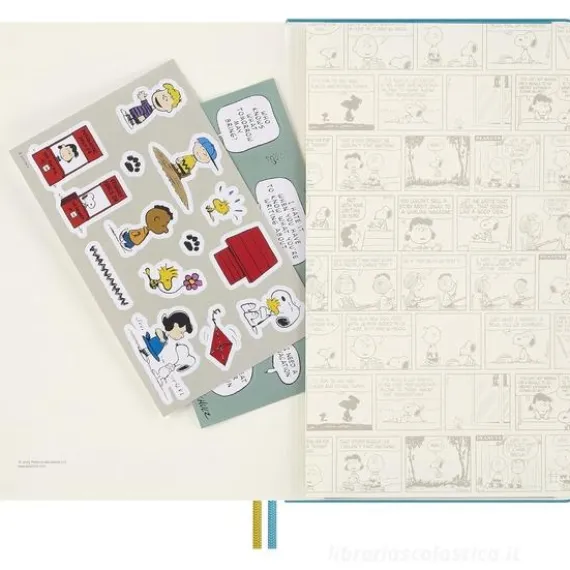Moleskine 18 mesi - Agenda settimanale Limited Edition Peanuts Charlie & Lucy - Large copertina rigida 2025-2026