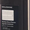 Moleskine 12 mesi - Agenda settimanale verticale nera – Pocket Copertina rigida 2017