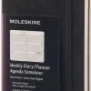 Moleskine 12 mesi - Agenda settimanale orizzontale nera – Pocket Copertina rigida 2017