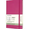 Moleskine 18 mesi - Agenda settimanale rosa bouganvillea - Large copertina rigida 2020-2021