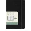 Moleskine 12 mesi - Agenda settimanale verticale nero - Pocket copertina rigida 2026