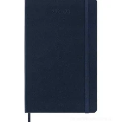 Moleskine 18 mesi - Agenda settimanale blu zaffiro - Large copertina rigida 2022-2023