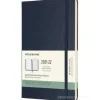 Moleskine 18 mesi - Agenda settimanale blu zaffiro - Large copertina rigida 2021-2022