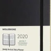 Moleskine 12 mesi - Agenda settimanale verticale nero - Large copertina rigida 2020
