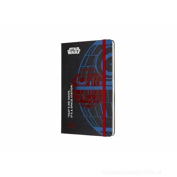 Moleskine 18 mesi - Agenda settimanale Limited Edition Star Wars Death Star - Large copertina rigida 2019-2020