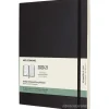 Moleskine 18 mesi - Agenda settimanale nera - X-Large copertina morbida 2020-2021