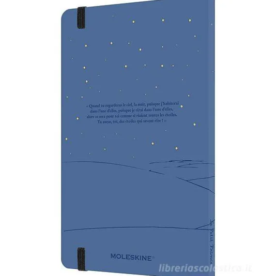Moleskine 12 mesi - Agenda settimanale Limited Edition Il Piccolo Principe blu - Large copertina rigida 2022