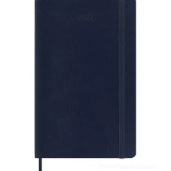 Moleskine 12 mesi - Agenda settimanale blu zaffiro - Large copertina morbida 2023