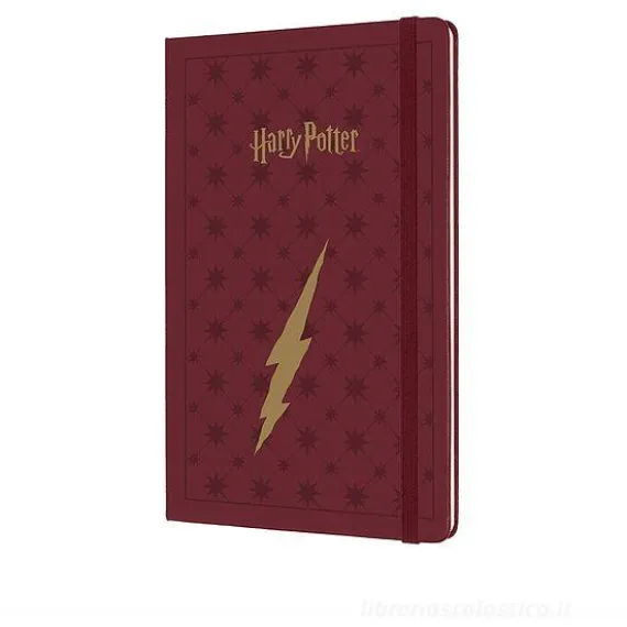 Moleskine 12 mesi - Agenda settimanale Limited Edition Harry Potter bordeaux - Large copertina rigida 2022