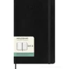 Moleskine 18 mesi - Agenda settimanale nero - Large copertina morbida 2025-2026