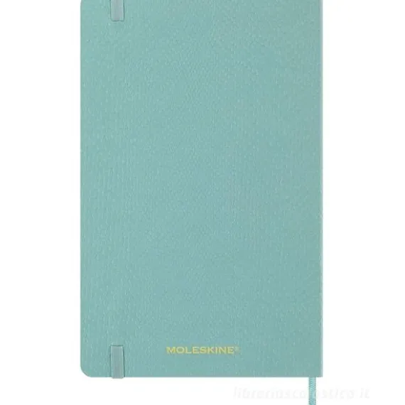 Moleskine 12 mesi - Agenda settimanale Precious & Ethical verde salvia - Large copertina vegana 2026