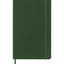 Moleskine 12 mesi - Agenda settimanale verde mirto - Large copertina rigida 2024