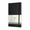 Moleskine 12 mesi - Agenda settimanale nero - Large copertina morbida 2020