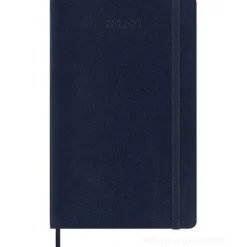 Moleskine 18 mesi - Agenda settimanale blu zaffiro - Large copertina morbida 2022-2023