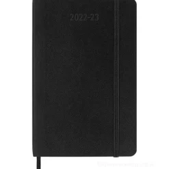 Moleskine 18 mesi - Agenda settimanale nero - Pocket copertina morbida 2022-2023