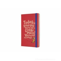 Moleskine 18 mesi - Agenda settimanale Limited Edition Dr. Seuss rossa - Large copertina rigida 2019-2020