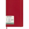 Moleskine 12 mesi - Agenda settimanale rosso scarlatto - Large copertina morbida 2024