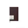 Moleskine 12 mesi - Agenda settimanale rosso borgogna - Large copertina rigida 2024