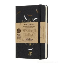 Moleskine 18 mesi - Agenda settimanale Limited Edition Harry Potter nera - Pocket 2018-2019