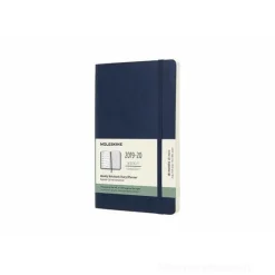 Moleskine 18 mesi - Agenda settimanale blu - Large copertina morbida 2019-2020