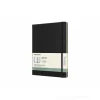 Moleskine 18 mesi - Agenda settimanale nera - Extra Large copertina rigida 2019-2020