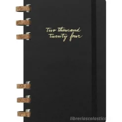 Moleskine 12 mesi - Agenda spiralata Life Planner nero - Large compertina rigida 2024