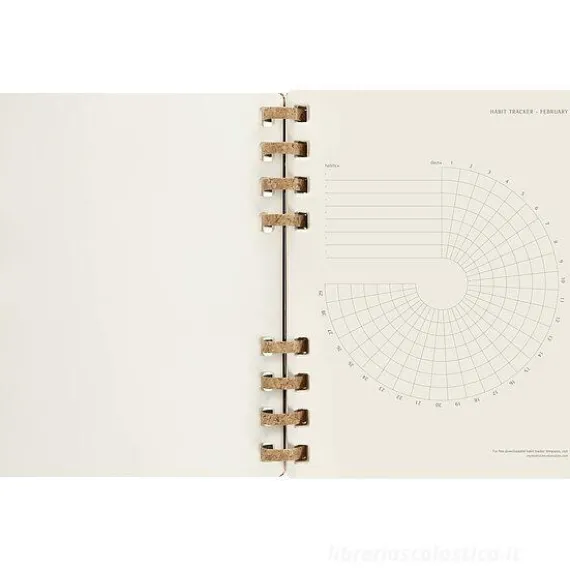 Moleskine 12 mesi - Agenda spiralata Life Planner almond - Extra Large compertina rigida 2024