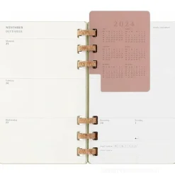 Moleskine 12 mesi - Agenda spiralata settimanale e mensile Academic Monthly Planner Crush Kiwi - Large copertina morbida 2024-2025