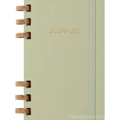Moleskine 12 mesi - Agenda spiralata settimanale e mensile Academic Monthly Planner Crush Kiwi - Large copertina morbida 2024-2025