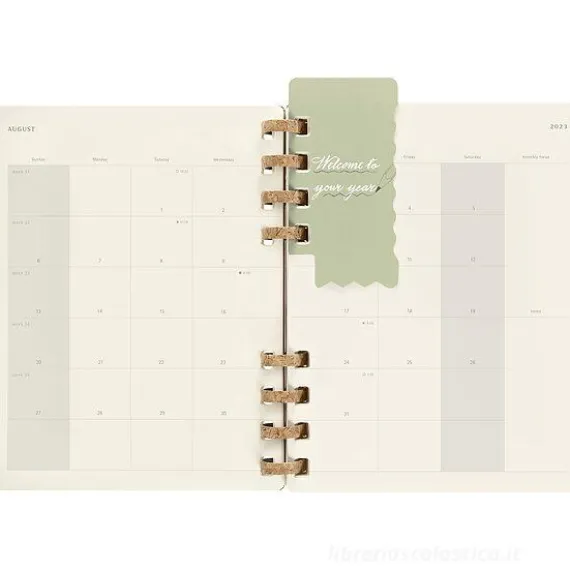 Moleskine 12 mesi - Agenda universitaria spiralata Student Life Almond - XL copertina rigida 2023-2024