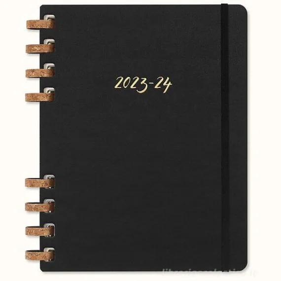 Moleskine 12 mesi - Agenda universitaria spiralata Student Life Midnight - XL copertina rigida 2023-2024