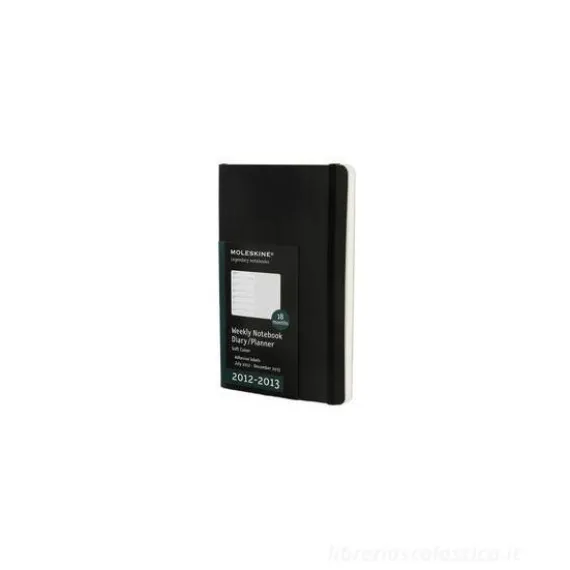 Moleskine 18 mesi – Agenda Weekly Notebook- Large - Copertina morbida nera 2012-2013