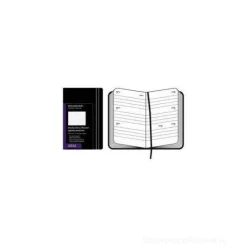 Moleskine 12 mesi - Weekly Diary orizzontale - Pocket - Copertina rigida nera 2012 Dimensioni 9 x 14 cm