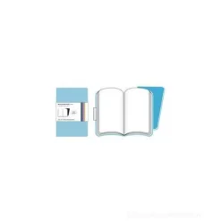 Moleskine. Set 2 taccuini Volant a pagine bianche copertina azzurra
