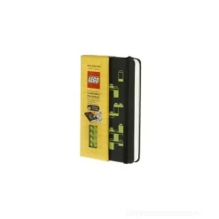 Moleskine taccuino a pagine bianche pocket. Lego yellowfish green brick. Limited edition.