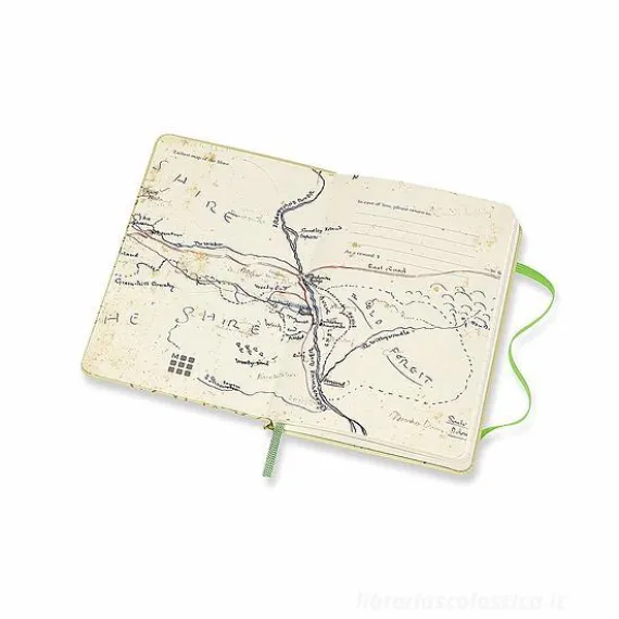 Moleskine - Taccuino a righe Il Signore degli Anelli La Contea - Pocket copertina rigida